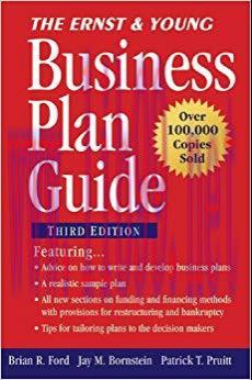 The Ernst & Young Business Plan Guide 3rd Edition,