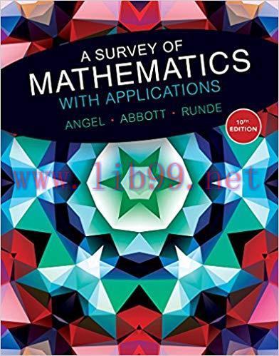 (PDF)Survey of Mathematics with Applications, A 10th Edition