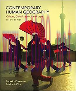 (PDF)Contemporary Human Geography: Culture, Globalization, Landscape