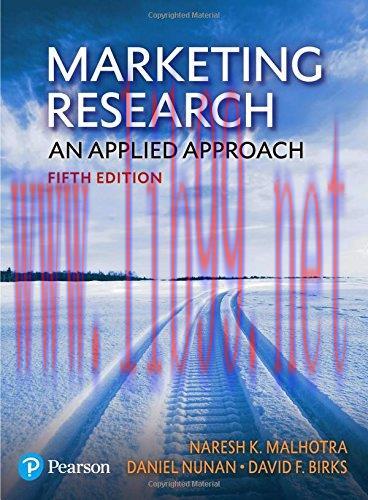 [FOX-Ebook]Marketing Research: An Applied Approach, 5th Edition