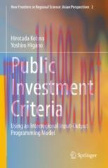 [PDF]Public Investment Criteria: Using an Interregional Input-Output Programming Model