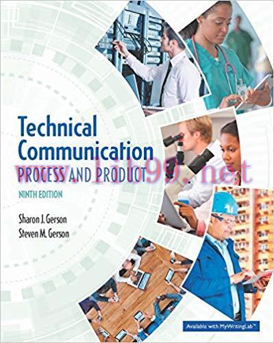 (PDF)Technical Communication: Process and Product 9th Edition