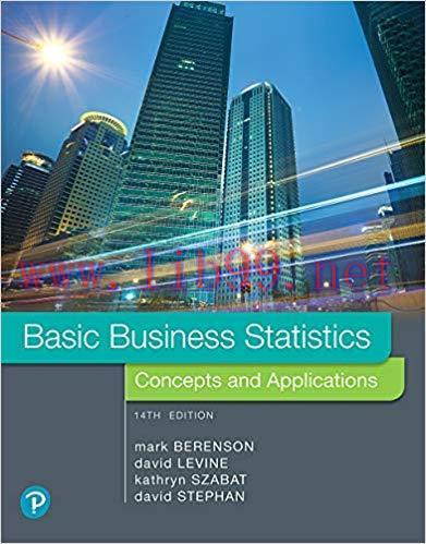 (PDF)Basic Business Statistics 14th Edition by Mark L. Berenson