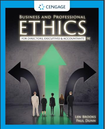 (TB)Business and Professional Ethics 9th Edition by Leonard J. Brooks.zip