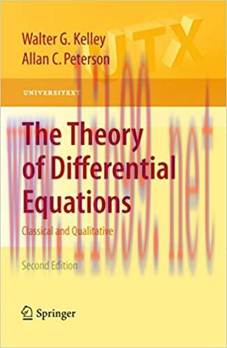 (PDF)The Theory of Differential Equations: Classical and Qualitative (Universitext Book 278)