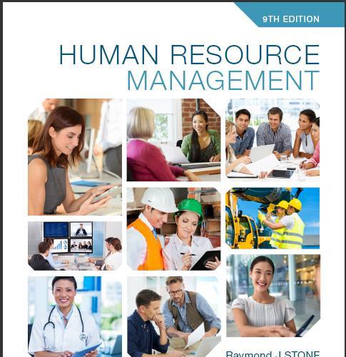 (Test Bank)Human Resource Management 9th Australian Edition by Stone.zip