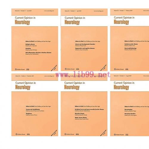 [AME]Current Opinion in Neurology 2021 Full Archives (True PDF)