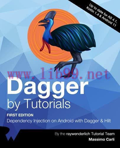 [FOX-Ebook]Dagger by Tutorials: Dependency Injection on Android with Dagger & Hilt