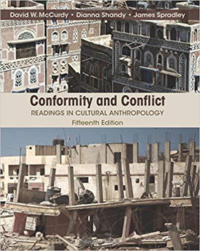 (Test Bank)Conformity and Conflict Readings in Cultural Anthropology, 15th Edition.zip