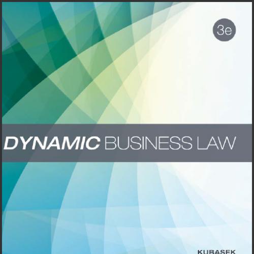 (IM)Dynamic Business Law 3rd Edition.rar