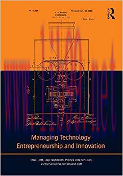 (PDF)Managing Technology Entrepreneurship and Innovation 1st Edition