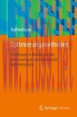 [PDF]Optimierungsmethoden: Einf&uuml;hrung in die klassischen, naturanalogen und neuronalen Optimier...
