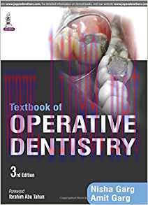 [PDF]Textbook of Operative Dentistry 3E