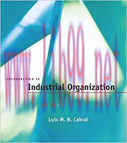 (PDF)Introduction to Industrial Organization (The MIT Press) 1st Edition