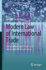 [PDF]Modern Law of International Trade: Comparative Export Trade and International Harmonizatio...