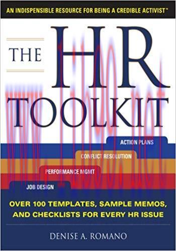 The HR Toolkit: An Indispensable Resource for Being a Credible Activist 1st Edition,
