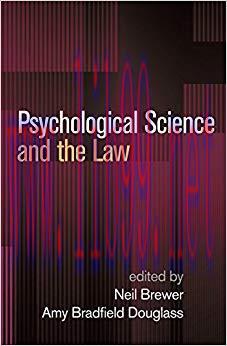 (PDF)Psychological Science and the Law 1st Edition
