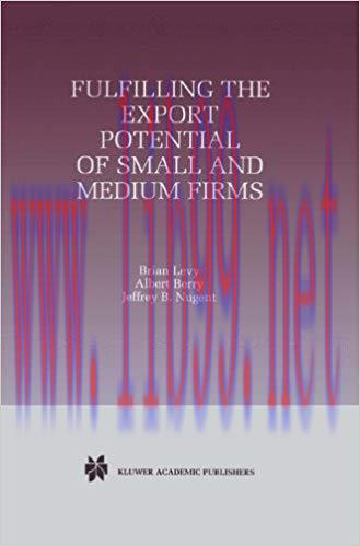(PDF)Fulfilling the Export Potential of Small and Medium Firms 1999 Edition