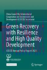 [PDF]Green Recovery with Resilience and High Quality Development: CCICED Annual Policy Report 2...