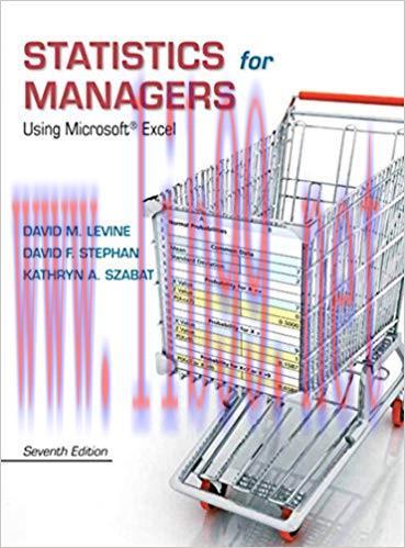 (PDF)Statistics for Managers Using Microsoft Excel 7th Edition
