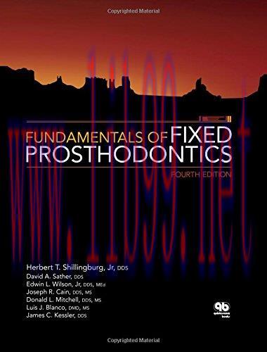 [AME]Fundamentals of Fixed Prosthodontics, 4th Edition (Web-based PDF)