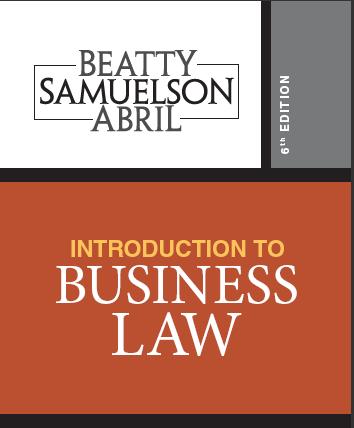 (TB)Introduction to Business Law, 6th Edition.rar