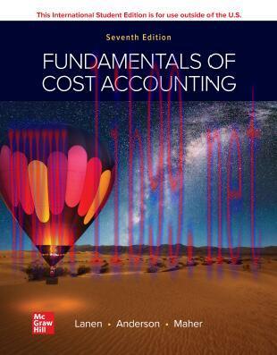 [PDF]Fundamentals of Cost Accounting 7e [William N. Lanen]