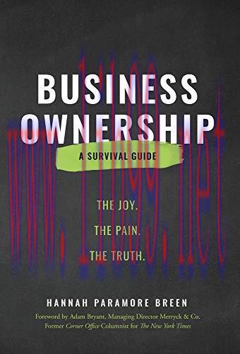 [FOX-Ebook]Business Ownership: The Joy. The Pain. The Truth.
