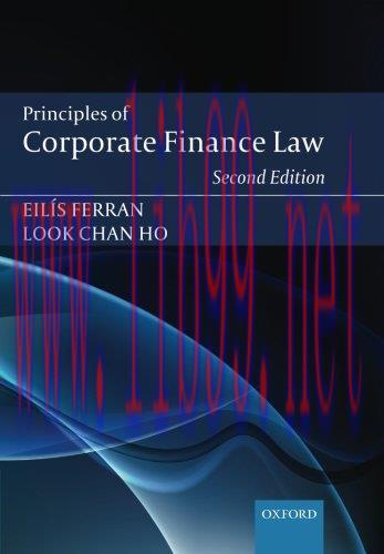 [FOX-Ebook]Principles of Corporate Finance Law, 2nd Edition