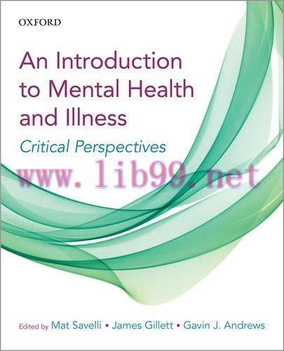 [AME]An Introduction to Mental Health and Illness: Critical Perspectives (Original PDF)