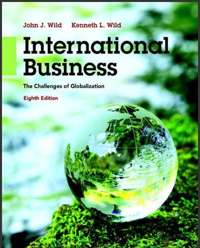 (Test Bank)International Business The Challenges of Globalization 8th Edition by John J. Wild.r...