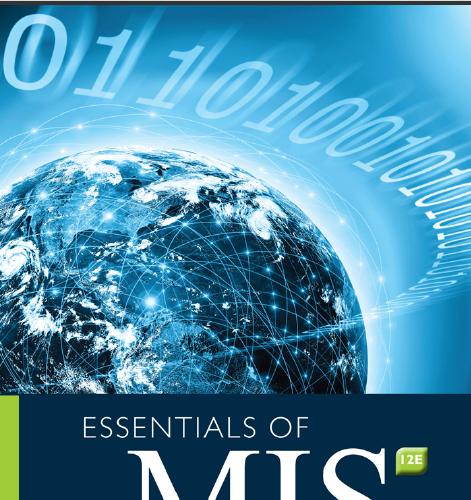(Solution Manul)Essentials of MIS 12th Ediiton by Laudon.zip
