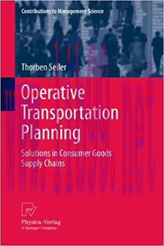 (PDF)Operative Transportation Planning: Solutions in Consumer Goods Supply Chains (Contribution...