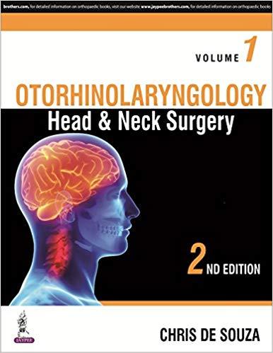 Otorhinolaryngology Head & Neck Surgery, 2 Volume Set 2nd Editon