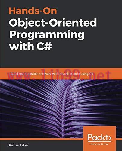 [FOX-Ebook]Hands-On Object-Oriented Programming with C#