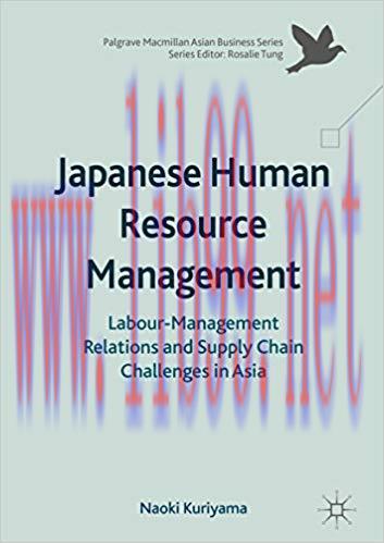 (PDF)Japanese Human Resource Management: Labour-Management Relations and Supply Chain Challenge...