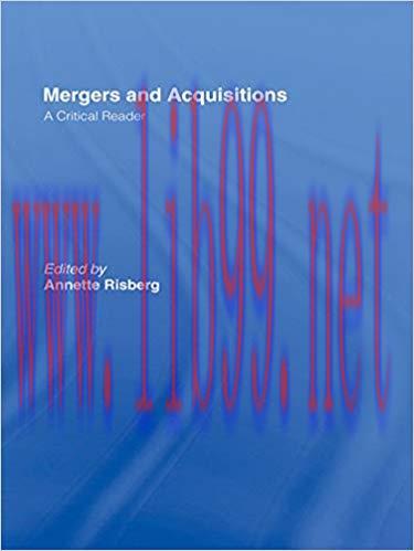 (PDF)Mergers & Acquisitions: A Critical Reader 1st Edition