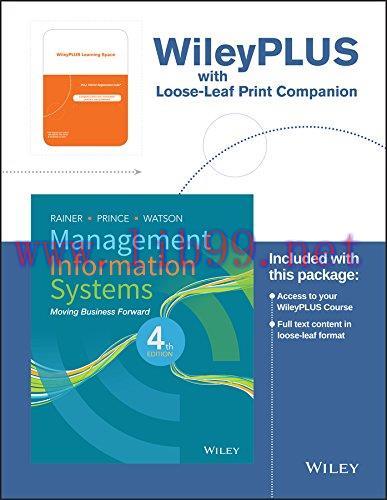 [FOX-Ebook]Management Information Systems, 4th Edition