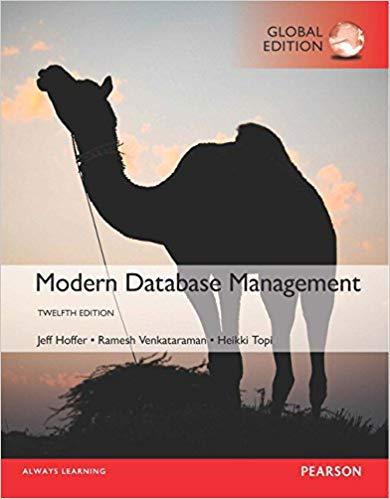 (PDF)Modern Database Management 12th Global Edition by Topi Hoffer, Venkataraman