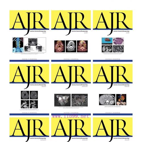 [AME]American Journal of Roentogelogy 2021 Full Archives (True PDF)