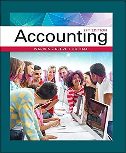 (PDF)Accounting 27th Edition