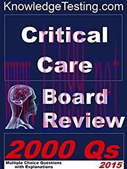 (PDF)Critical Care Board Review (Board Certification in Critical Care Book 1)