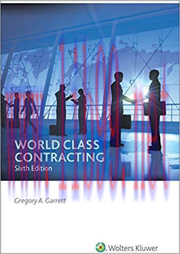 World Class Contracting 6th Edition,