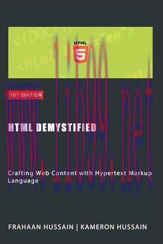 [FOX-Ebook]HTML Demystified: Crafting Web Content with Hypertext Markup Language