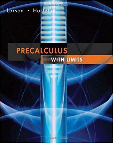 (Solution Manual)Precalculus with Limits , 1st Edition by Ron Larson.rar