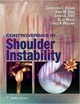(PDF)Controversies in Shoulder Instability 1st Edition