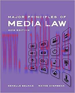 Major Principles of Media Law, 2015 1st Edition,