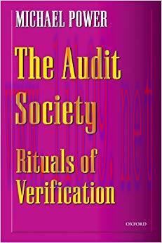 (PDF)The Audit Society: Rituals of Verification Subsequent Edition