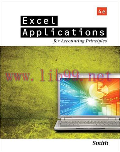 (PDF)Excel Applications for Accounting Principles 4th Edition