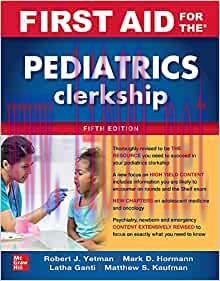 [AME]First Aid for the Pediatrics Clerkship, 5th Edition (EPUB)